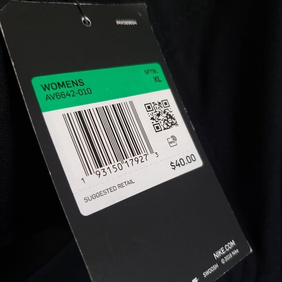 Nike Vapor Select 3/4 Softball Pants Black Size Women's XL NEW Style AV6642-010 - Picture 9 of 10